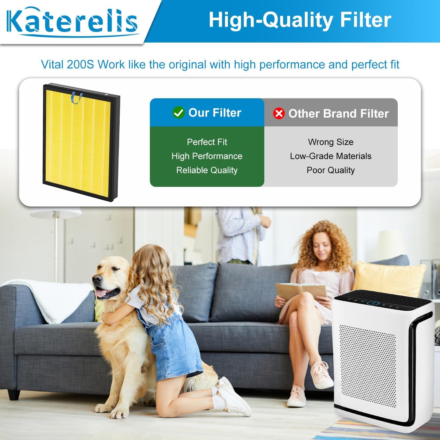 Amazon.co.jp : Katerelis Vital 200S 交換用フィルター 2個パック